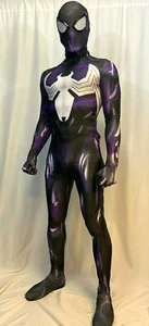 Purple And Black Symbiote Venom Spider-Man Cosplay Costume - Picture 1 of 12