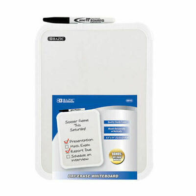 Whiteboard 8.5 X 11  Small Dry Erase White Board With Marker  • 7.99$