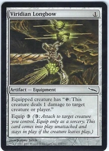 Viridian Longbow Mirrodin Common – MTG Magic the Gathering Card - Picture 1 of 2