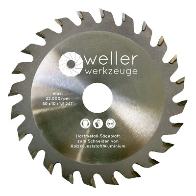 WELLER WERKZEUGE Sägeblatt Trennscheibe Multi Säge passend für Bosch EasyCut&Grind 50x10mm
