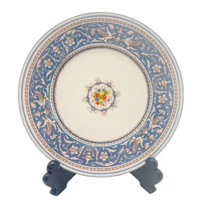 Myott Staffordshire Medici Sky Blue Griffin Dragons Plate 9" #4745 - Picture 1 of 5
