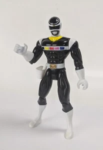 Bandai Power Rangers In Space Black Ranger Battlized Action Figure #1 - Picture 1 of 1