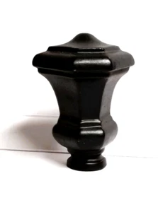 RECABADO LÁMPARA METAL ORNAMENTADO REMATADO VINTAGE 3.25"H x 2.5"W (top) 1"W (base); - Imagen 1 de 5