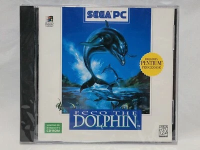 NEW Ecco the Dolphin PC CD-ROM Game SEALED Sega Computer echo dolfin US Version - Image 1 of 4