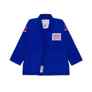 Shoyoroll Blue Jiu Jitsu Uniform Batch #151: 24 Americana Kimono BJJ 450 GSM - Picture 1 of 7