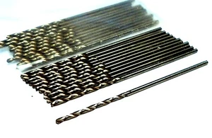 Screw Machine Stub Drills #57 (0.043") HSS Black Oxide 135° (24 Pcs) - Picture 1 of 1