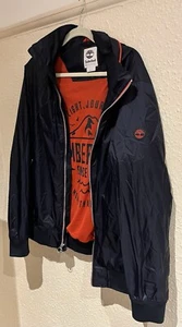 Timberland Waterproof Jacket Blue Size XL - Picture 1 of 13