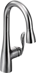 MOEN 5995 Arbor Single-Handle Pull-Down Sprayer Bar Faucet Chrome - Picture 1 of 3