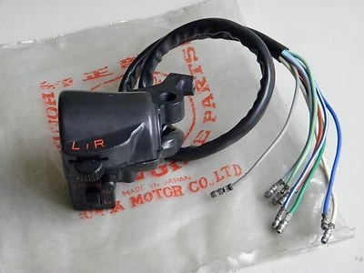 Nuevo de Lote Original Honda XL75 XL 75 1978-79 Bocina Guiño Luz Encendido Apagado Soporte Interruptor LH Foto 1 de 4