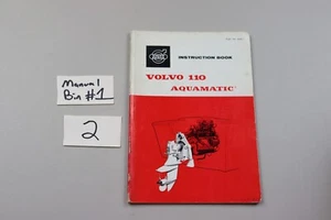 1963 Volvo Penta Aquamatic 110 Instruction Book Owners Manual 1640C - Picture 1 of 2