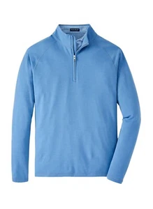 Peter Millar Excursionist Flex Performance Pullover Merinowollmischung Small blau - Bild 1 von 5