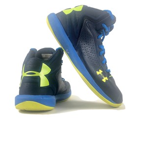 navy blue under armour basketball shoes