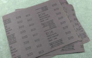 LOT OF 11 NEW 9-1/2" X 11" SHEETS 3M 211K 320 CLOTH SHEETS J wt. THREE-M-ITE - Picture 1 of 4
