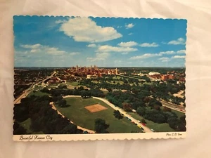 Aerial View of the Kansas City, Vintage Postcard Skyline - Picture 1 of 2