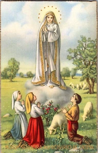 Cartolina Nostra Signora del Rosario di Fatima divisa non spedita - Foto 1 di 2