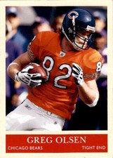 2009 Philadelphia Football #40 Greg Olsen Chicago Bears Card