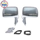 Fit Toyota Hilux Truck Pickup Rn80 85 Rn110 1988-97 Chrome Led Side Door Mirrors