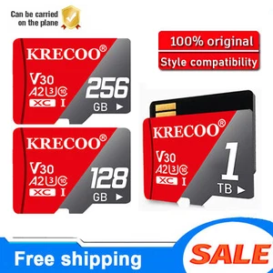 Micro SD Card 128GB 256GB 1TB Ultra Class 10 SDXC SDHC Memory Card Wholesale Lot - Picture 1 of 15