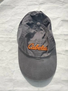 Cabela's Club Mütze grau gelb bestickt Strapback Baseball Trucker Cap - Bild 1 von 4