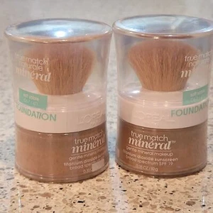 2 L'Oréal True Match Mineral Foundation Powder Soft Sable C6-7/471✨️BRAND NEW - Picture 1 of 7