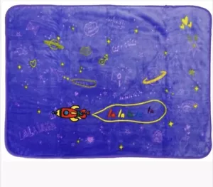BTS DNA Peluche Coperta Lancio Viola Peluche Nordstrom Spazio - Foto 1 di 3