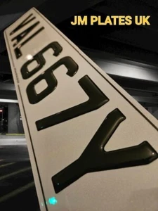SHOW PLATES PAIR OF 3D GEL customised sign not for roaduse - Picture 1 of 1