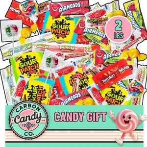 Bulk Candy Variety Pack - 2 lb - Bulk Candy Individually Wrapped - Assorted M... - Picture 1 of 8