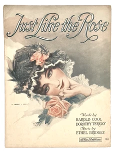 Vintage 1919 Just Like The Rose Noten von Cool, Terriss & Bridges - Bild 1 von 2