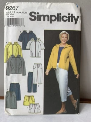 Chaqueta, pantalones, pantalones cortos, falda Simplicity Pattern 9267 Misses 16-18-20-22 -2000 Foto 1 de 2