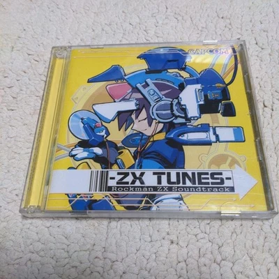 MEGA MAN Rockman ZX Soundtrack Remastered Tracks ZX TUNES Game Music CD VGC OBI - Image 1 of 4