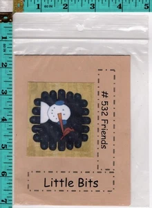 "Friends" ©2003 Homespun Charm Little Bits Sewing Appliqué Craft Pattern #532 - Picture 1 of 2