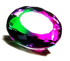 Natural 53.30 Cts Oval Cut Multi Tourmaline Loose Gemstone R4353 - Picture 1 of 4