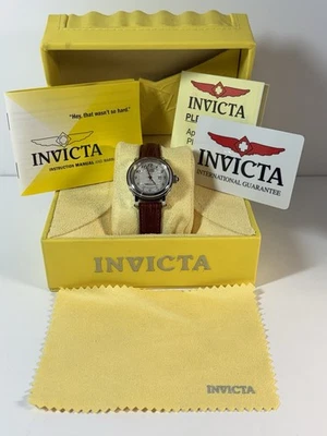 NUEVO CON ETIQUETAS NOS Invicta Mujer’s Pro Diver 2806 Automático Juego Completo Caja Papeles Etiquetas! Foto 1 de 4