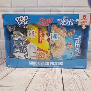 Kellog's Snack Pack 6 x 100 Stck. Puzzle, Brandneu - versiegelte Box! - Bild 1 von 9