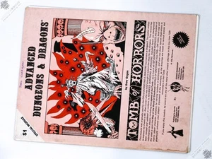 TOMB OF HORRORS GAMES WORKSHOP AD&D 1978 TSR SPECIAL ADVENTURE MODULE S1 - Picture 1 of 1