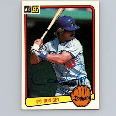 1983 Donruss - Ron Cey #84 AUTO AUTOGRAPHED SIGNED - Image 1 of 2