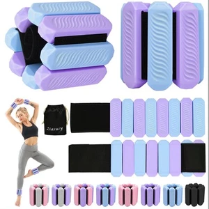 Knöchel- und Handgelenkgewichte für Frauen, verstellbare Gewichte 2er Set (je 1 Pfund), Fo... - Bild 1 von 6