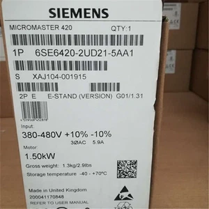6SE6420-2UD21-5AA1 1PC NEU SIEMENS CONVERTER 6SE6420-2UD21-5AA1 - Bild 1 von 1
