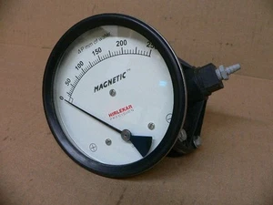 Hirlekar Precision M-6225, 600 G F B 0 (0-250 Mmwc) Magnetic Gauge 0 - Picture 1 of 3