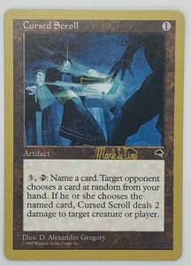 Cursed Scroll - 1999 Mark Le Pine World Championship Decks Regular - Picture 1 of 2