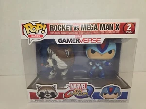 Marvel vs Capcom Infinite Funko Pop! Pack de 2 juegos Rocket vs Mega Man X - Imagen 1 de 6