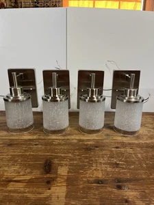Progress Lighting Alexa 4.5-in 1-Light Brushed Nickel Transitional Vanity Light - Picture 1 of 13