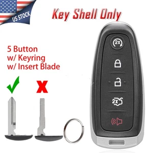 Replacement for 2011-2017 Lincoln MKX MKS MKT Navigator Smart Key Fob Shell Case - Picture 1 of 9