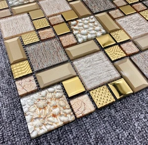 Luxury Mosaic Tiles For Kitchen, Splashback, Bathroom, Wall Tiles. Rrp £22 sheet - Picture 1 of 9