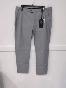 NWT Ted Baker London DARTMO Mini Design Trousers Pant Lt Gray Size 36R $185 N122 - Picture 1 of 3