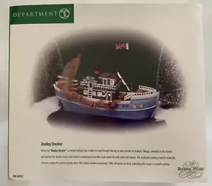 Dept 56 Dickens' Village, ""DUDLEY DOCKER"" Schiff # 58353, Neu im Karton - Bild 1 von 7