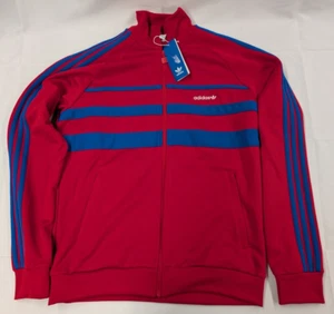 Adidas Originals Track Top Jacket The First Red Adicolor IX9623 Men's Sz M - Picture 1 of 4