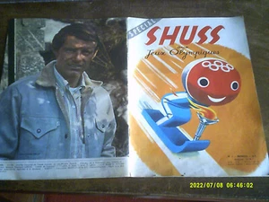 1968 MAGAZINE N 1 JEUX OLYMPIQUES DE GRENOBLE SPECIAL SHUSS - Imagen 1 de 6