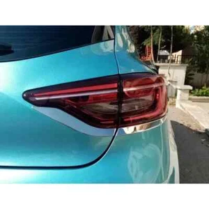 Fit For Renault Clio 5 V Chrome Rear Lamp Tail Light Surround 4Pieces S.Steel - Imagen 1 de 2