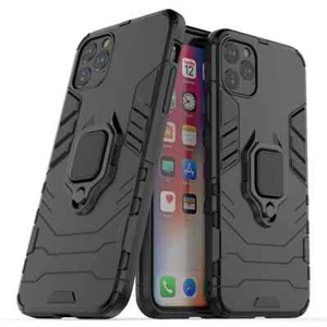 For iPhone 13 Pro Max 12 Case Magnetic Ring Stand Shockproof Back Cover - Picture 1 of 5
